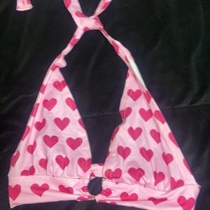 Heart halter top